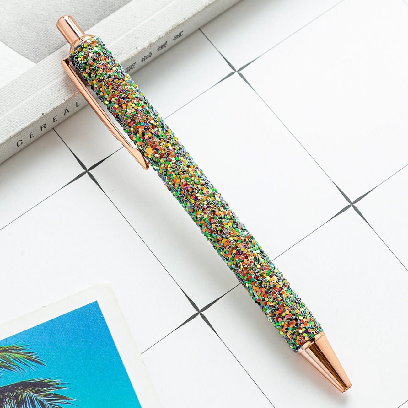 6 peças caneta luxo lantejoulas - Creative Brinquedos