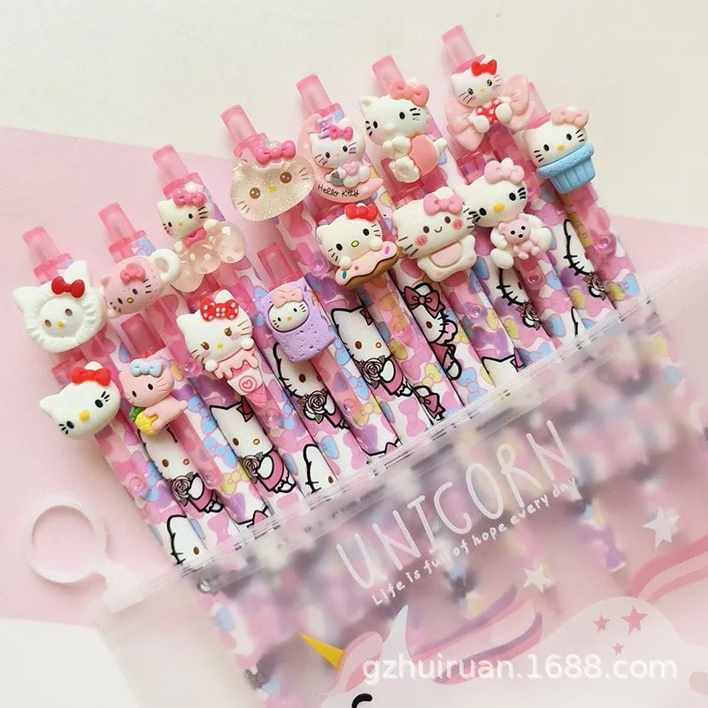 40 peças caneta click Hello Kitty - Creative Brinquedos