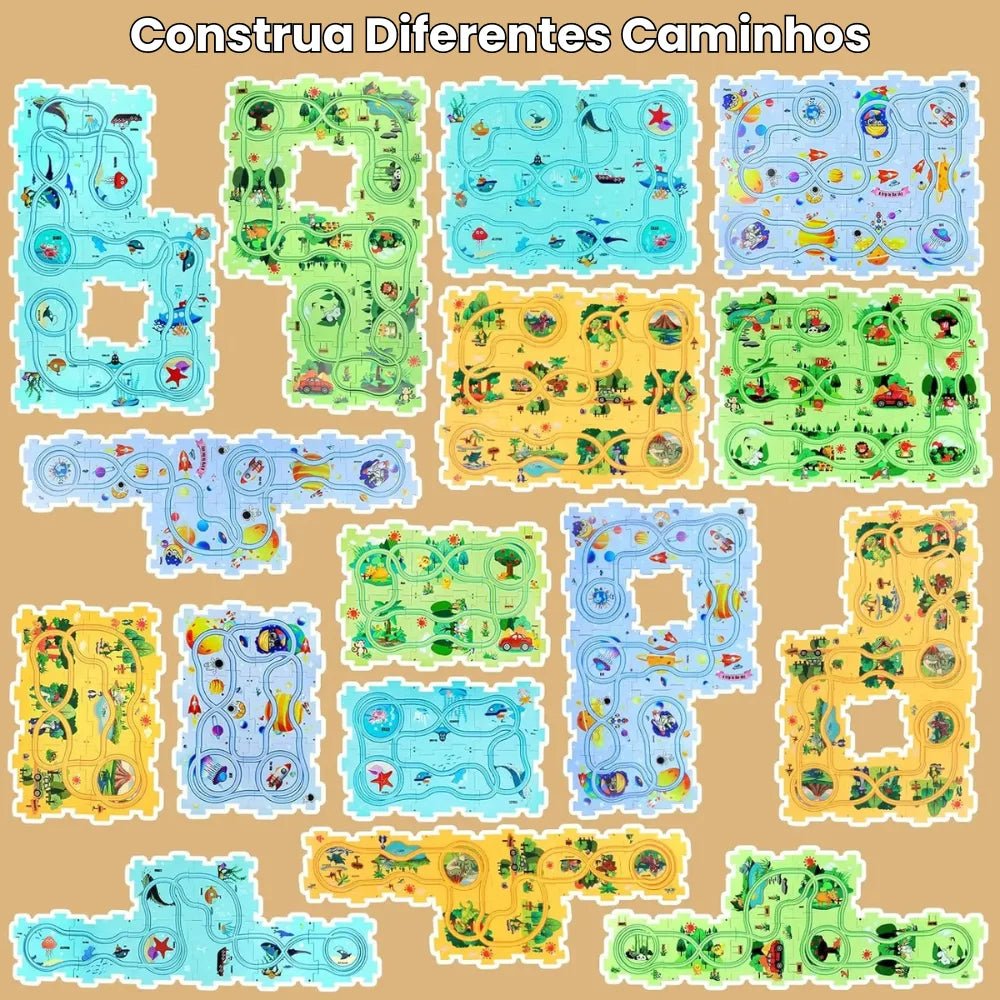 SmartTrack Kids – Pista Criativa de Engenharia - Creative Brinquedos