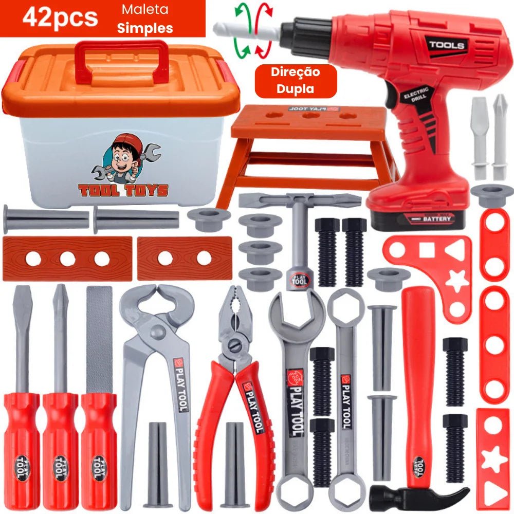ToolMaster Kids – Kit de Ferramentas Infantil - Creative Brinquedos