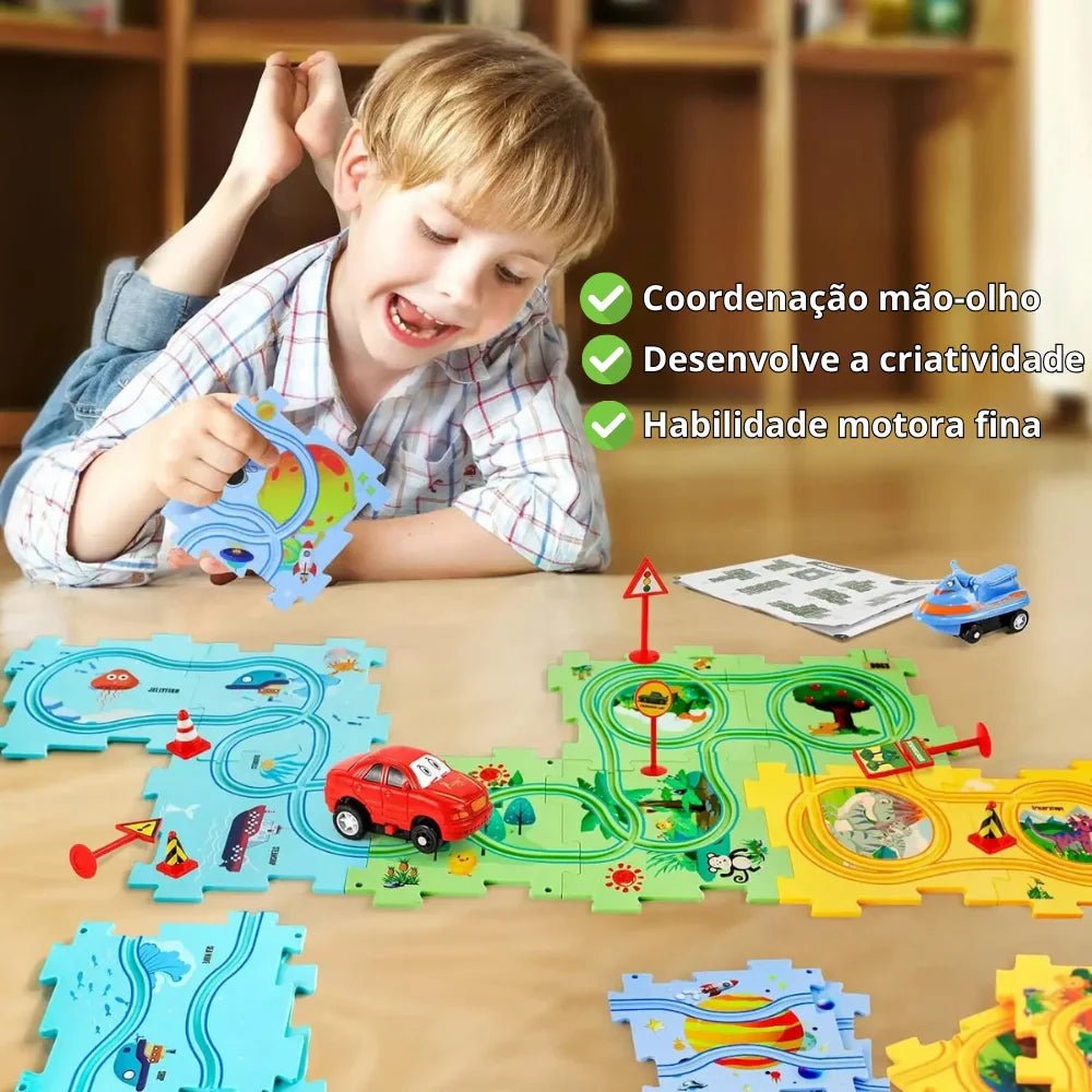 SmartTrack Kids – Pista Criativa de Engenharia - Creative Brinquedos