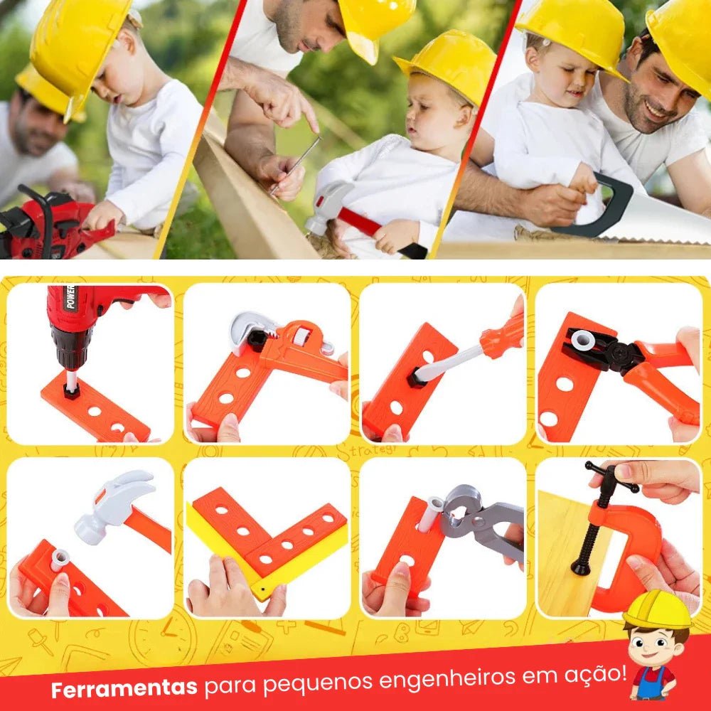 ToolMaster Kids – Kit de Ferramentas Infantil - Creative Brinquedos