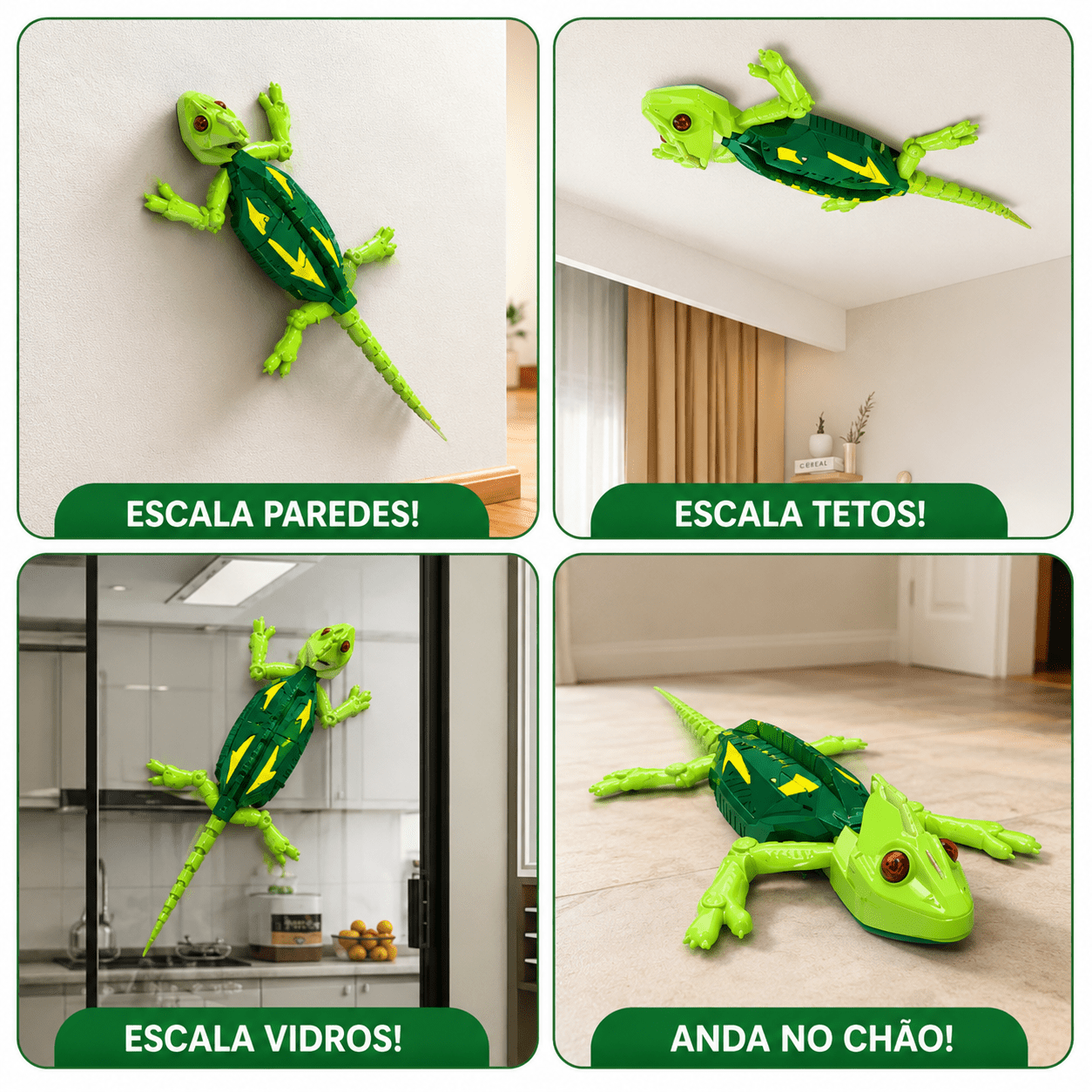 O Lagarto Anti - Gravidade RC - Creative Brinquedos