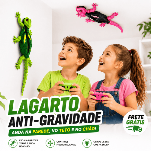 O Lagarto Anti - Gravidade RC - Creative Brinquedos