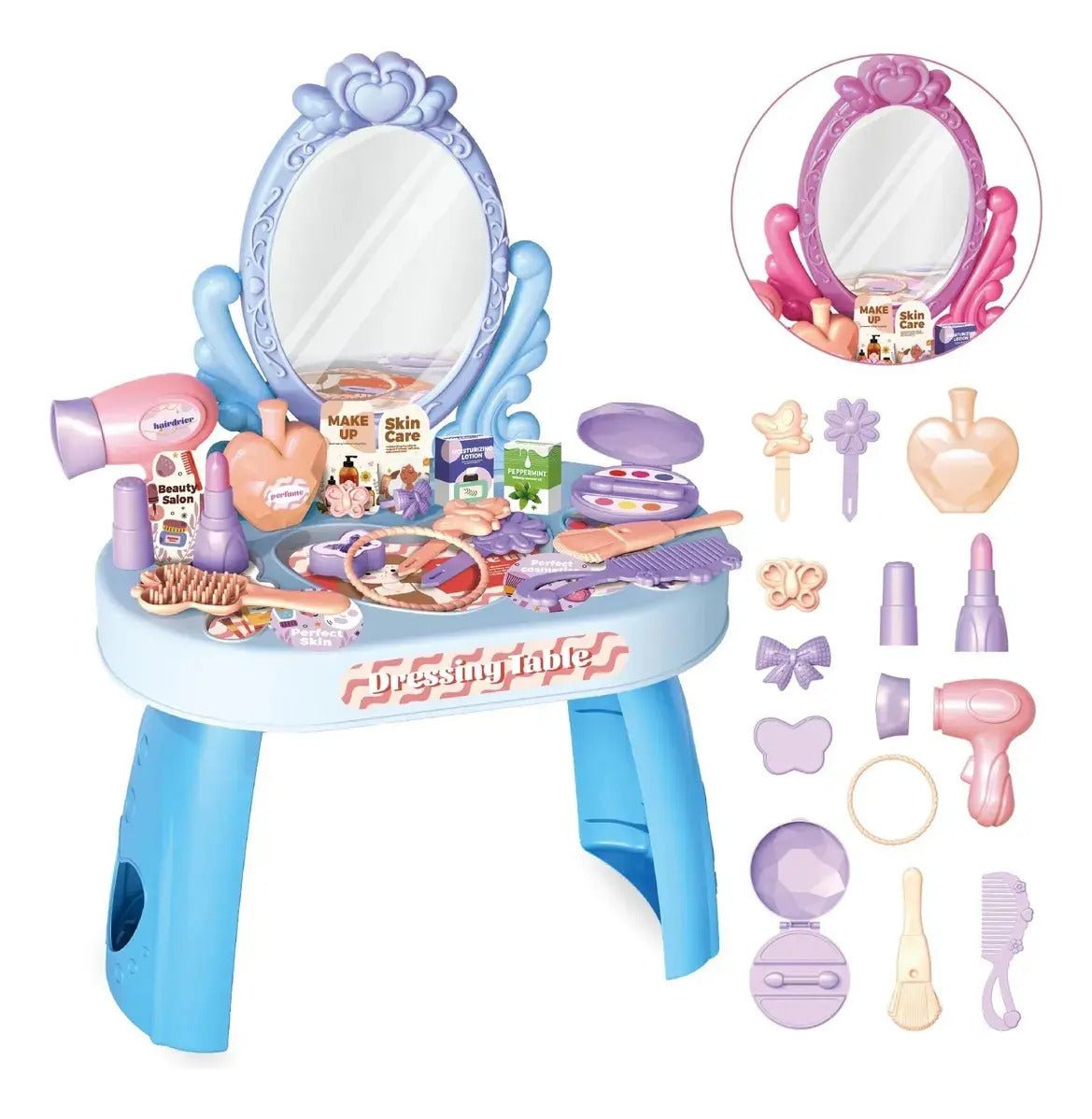 PRINCESS VANITY KIDS – PENTEADEIRA INFANTIL - Creative Brinquedos