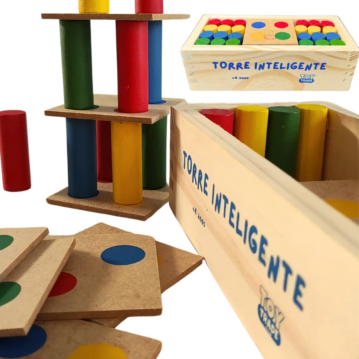Torre Inteligente Desafio & Aprendizado - Creative Brinquedos