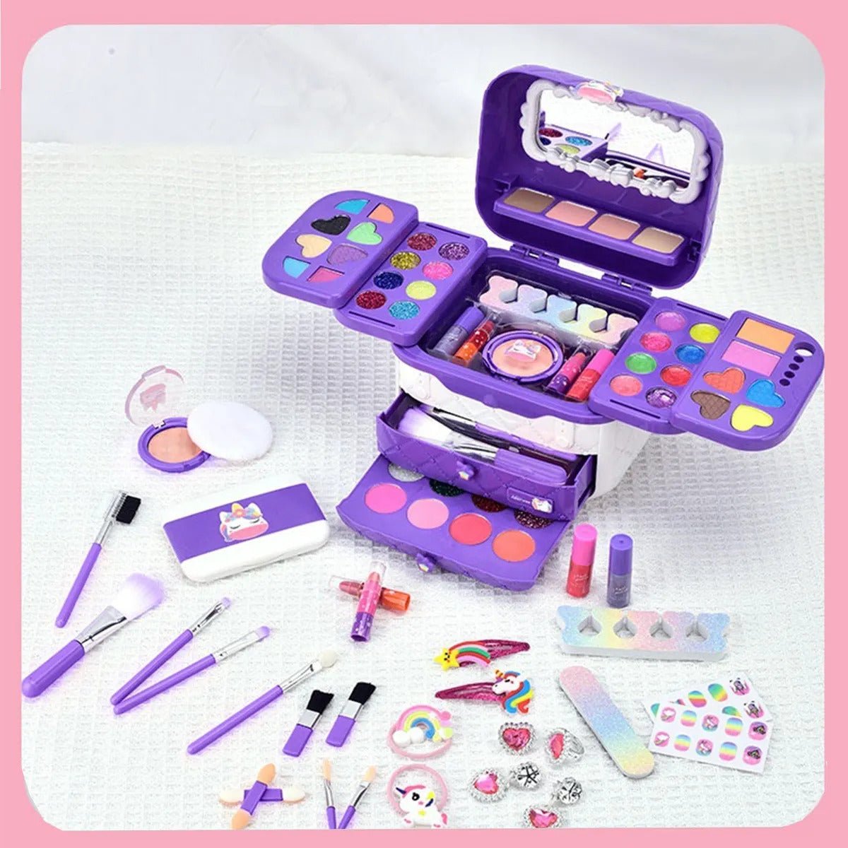 BEAUTY CASE KIDS – MALETA DE MAQUIAGEM LAVÁVEL - Creative Brinquedos