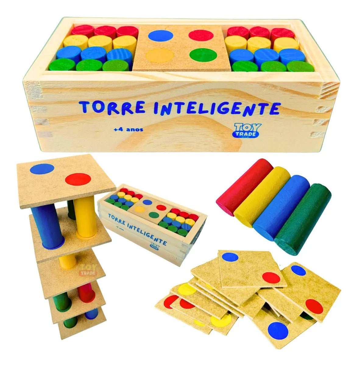 Torre Inteligente Desafio & Aprendizado - Creative Brinquedos