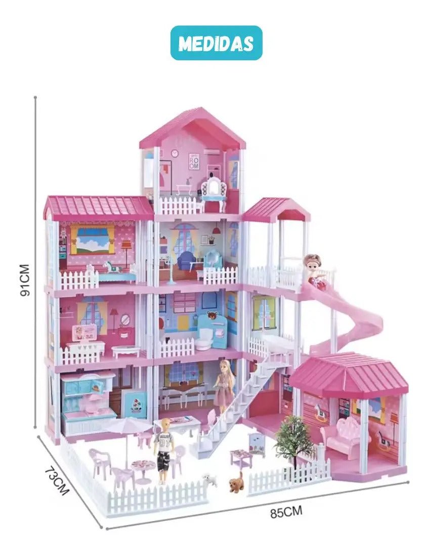 Dreamhouse Kids – Casa de Bonecas 4 Andares - Creative Brinquedos