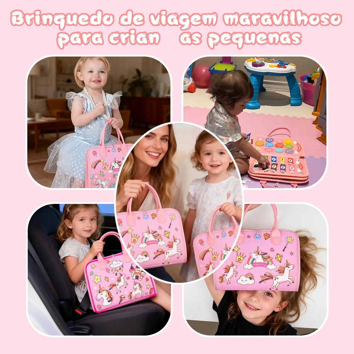 Maleta Sensorial Educativa – Atividades para Aprender Brincando - Creative Brinquedos