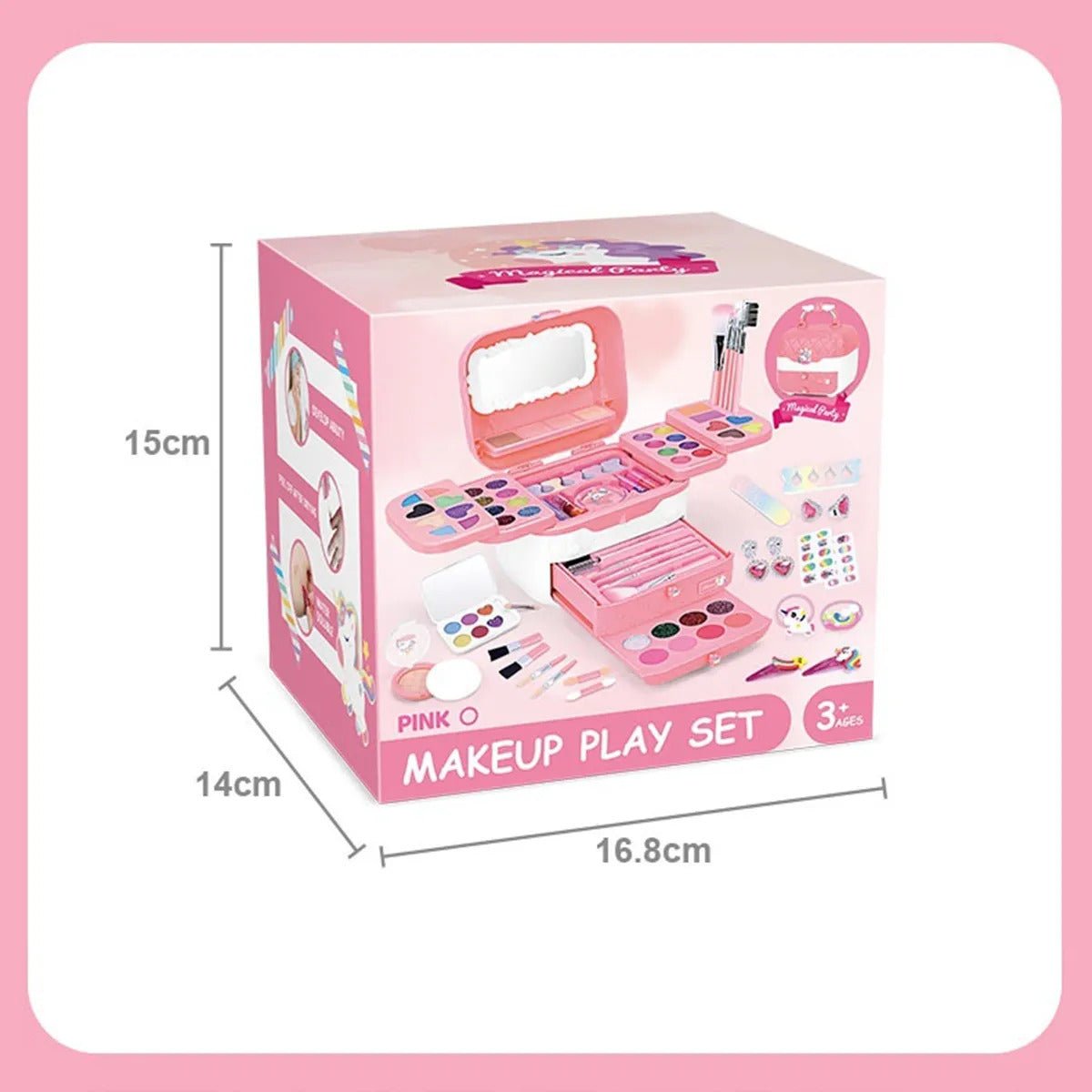 BEAUTY CASE KIDS – MALETA DE MAQUIAGEM LAVÁVEL - Creative Brinquedos