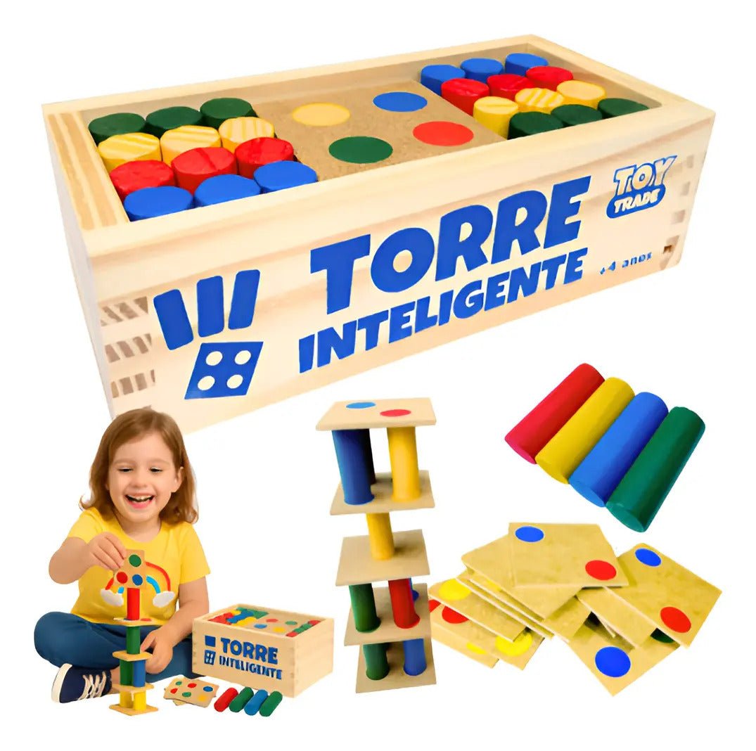 Torre Inteligente Desafio & Aprendizado - Creative Brinquedos
