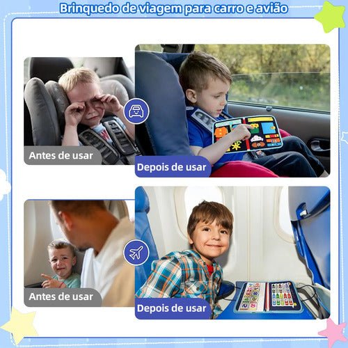 Mochila Sensorial Educativa – Maleta de Atividades para Crianças - Creative Brinquedos