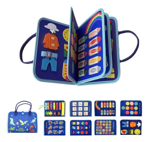 Mochila Sensorial Educativa – Maleta de Atividades para Crianças - Creative Brinquedos