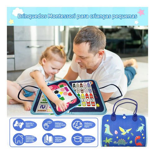 Mochila Sensorial Educativa – Maleta de Atividades para Crianças - Creative Brinquedos
