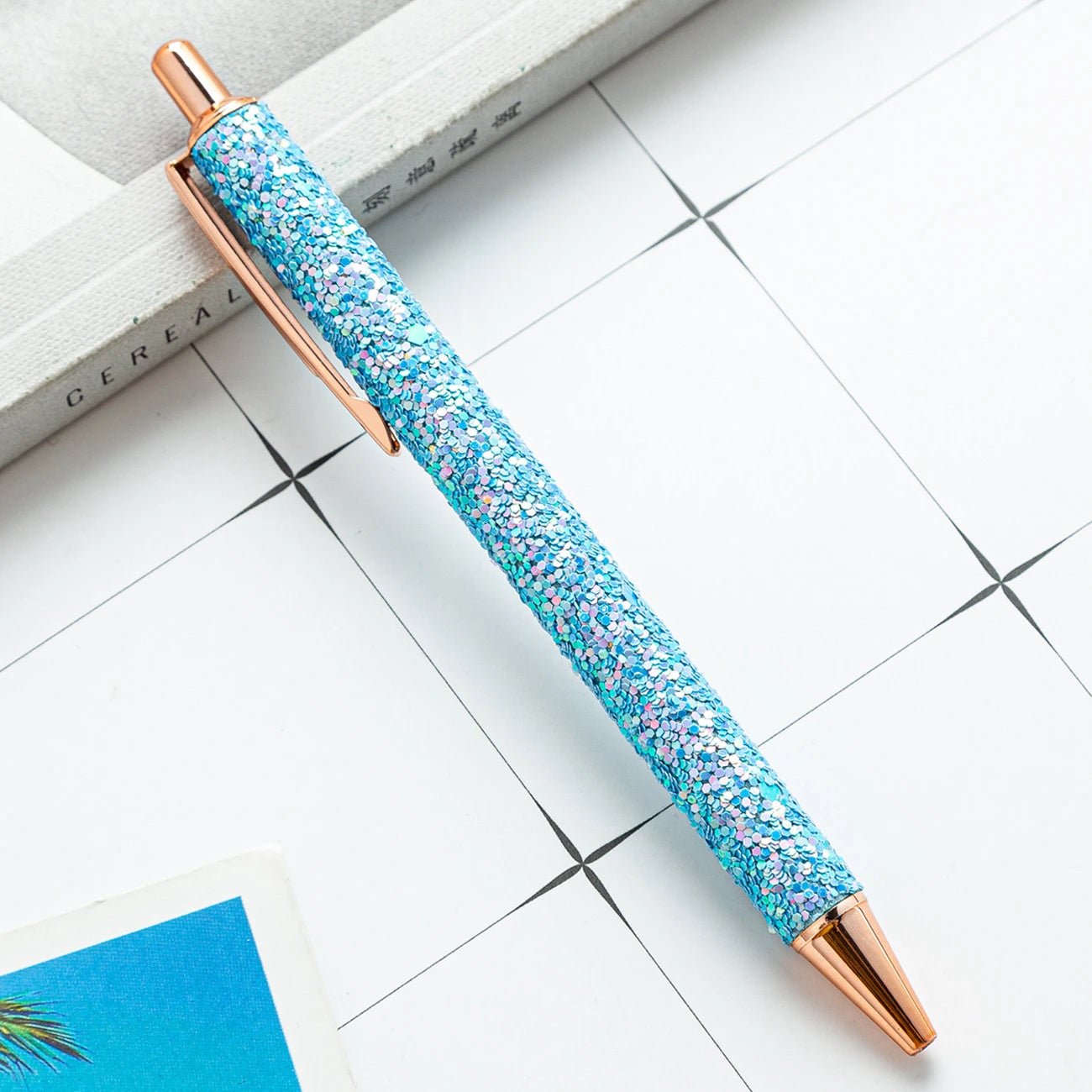 6 peças caneta luxo lantejoulas - Creative Brinquedos