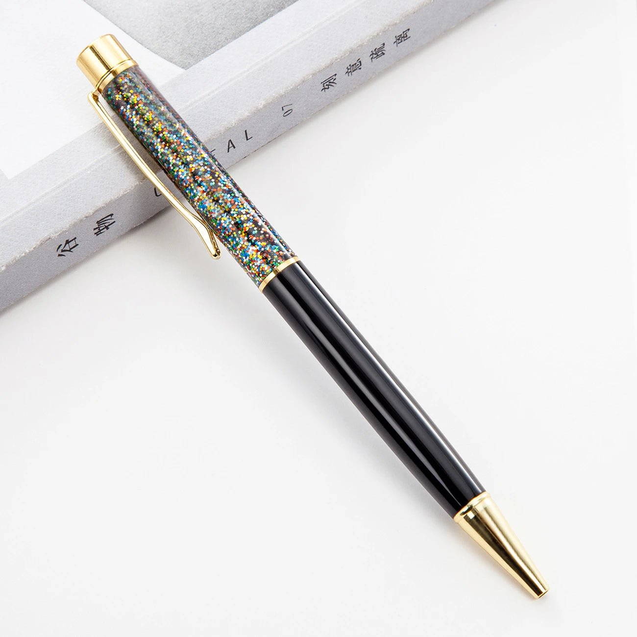 6 peças caneta luxo água glitter - Creative Brinquedos