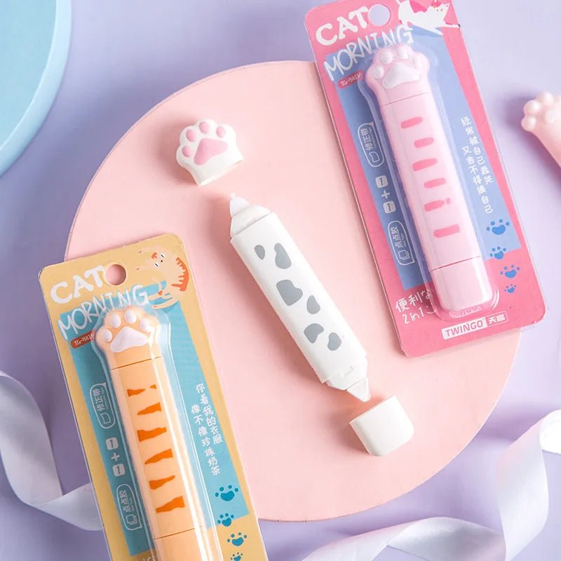 6 peças fita corretiva patinha 2 em 1 - Creative Brinquedos