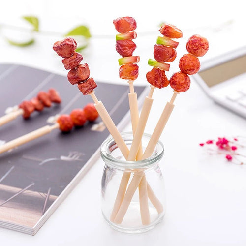 6 peças caneta espetinho - Creative Brinquedos