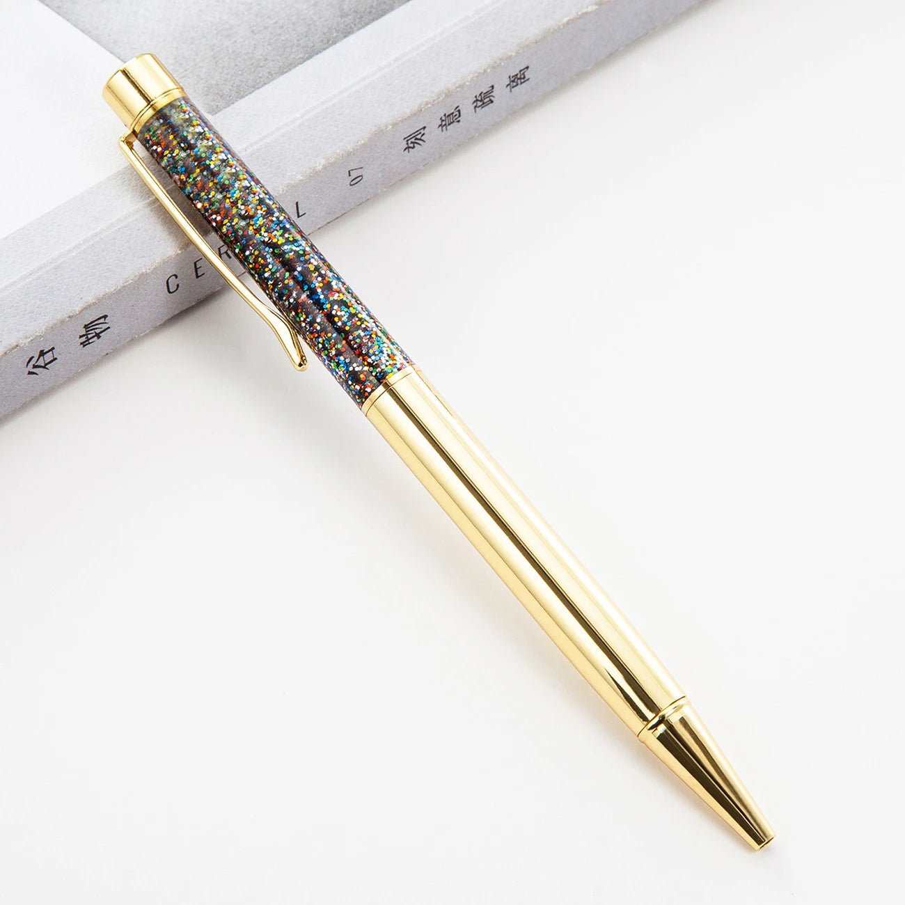 6 peças caneta luxo água glitter - Creative Brinquedos