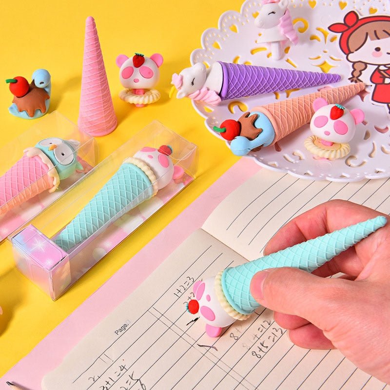 12 peças borracha sorvete - Creative Brinquedos