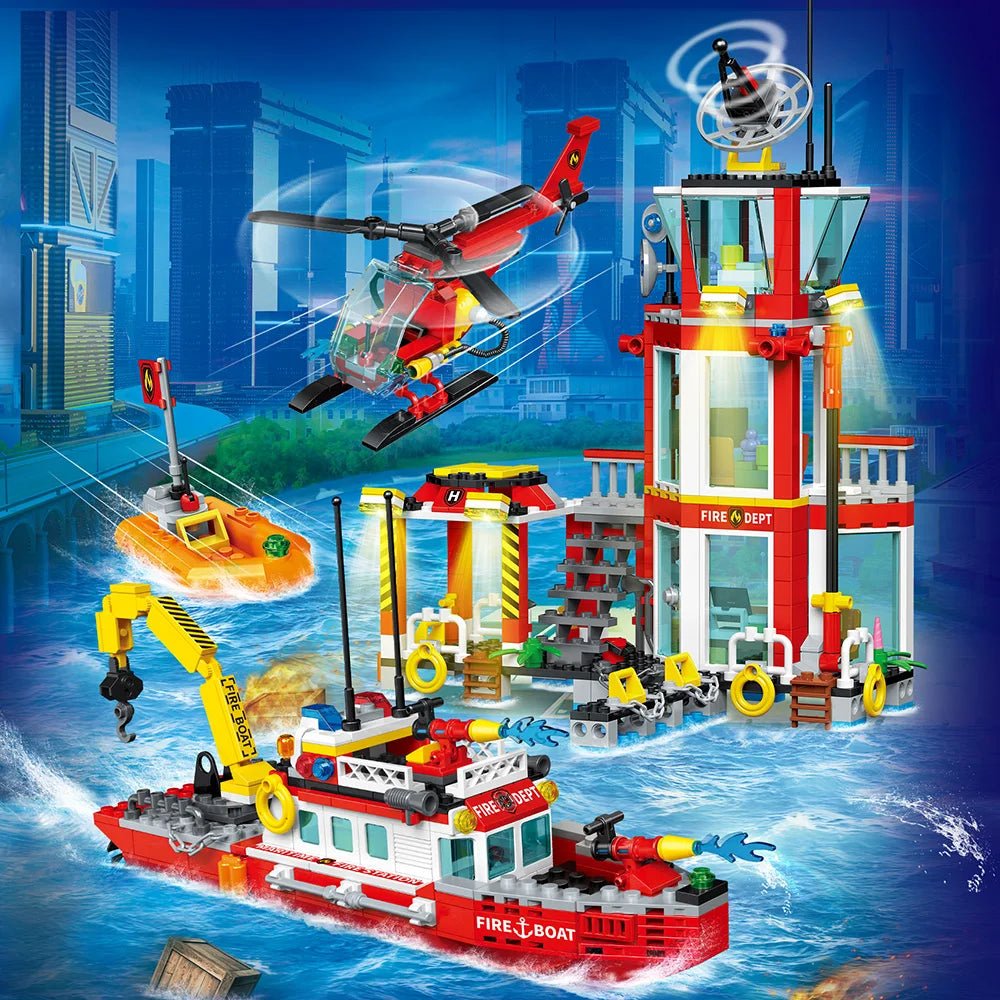 Rescue Builder Kids – Missão Bombeiros - Creative Brinquedos