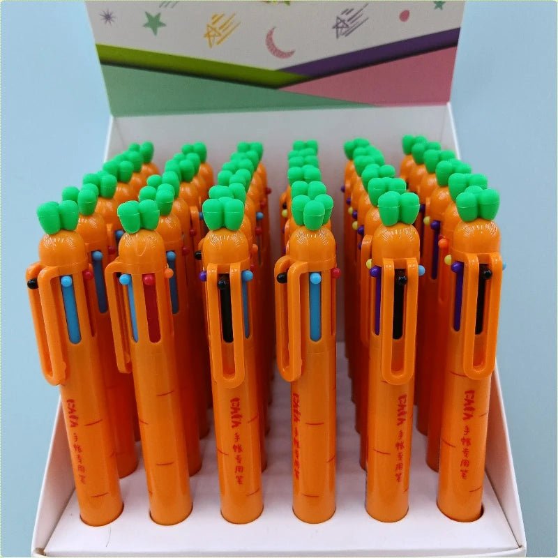 Caneta cenoura 6 cores - Creative Brinquedos