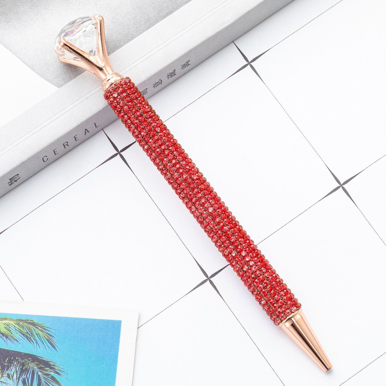 20 peças caneta luxo diamante strass - Creative Brinquedos