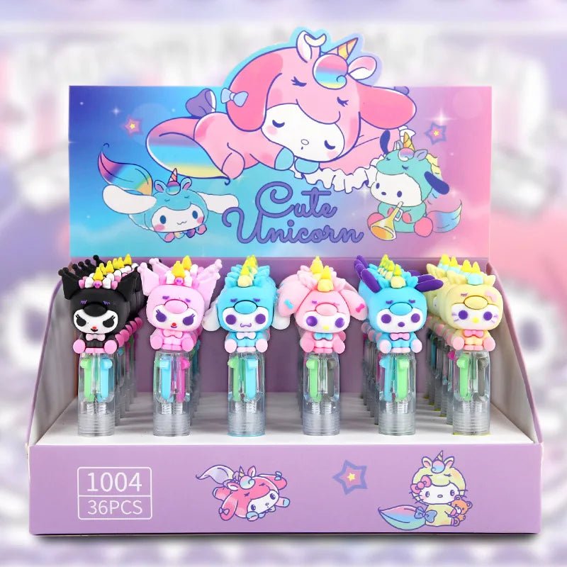 36 peças caneta mini Sanrio - Creative Brinquedos