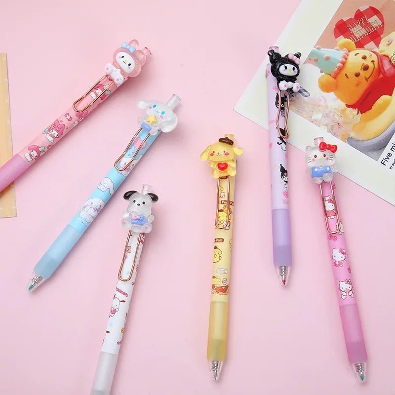12/24 peças caneta apagável Hello Kitty Sanrio - Creative Brinquedos