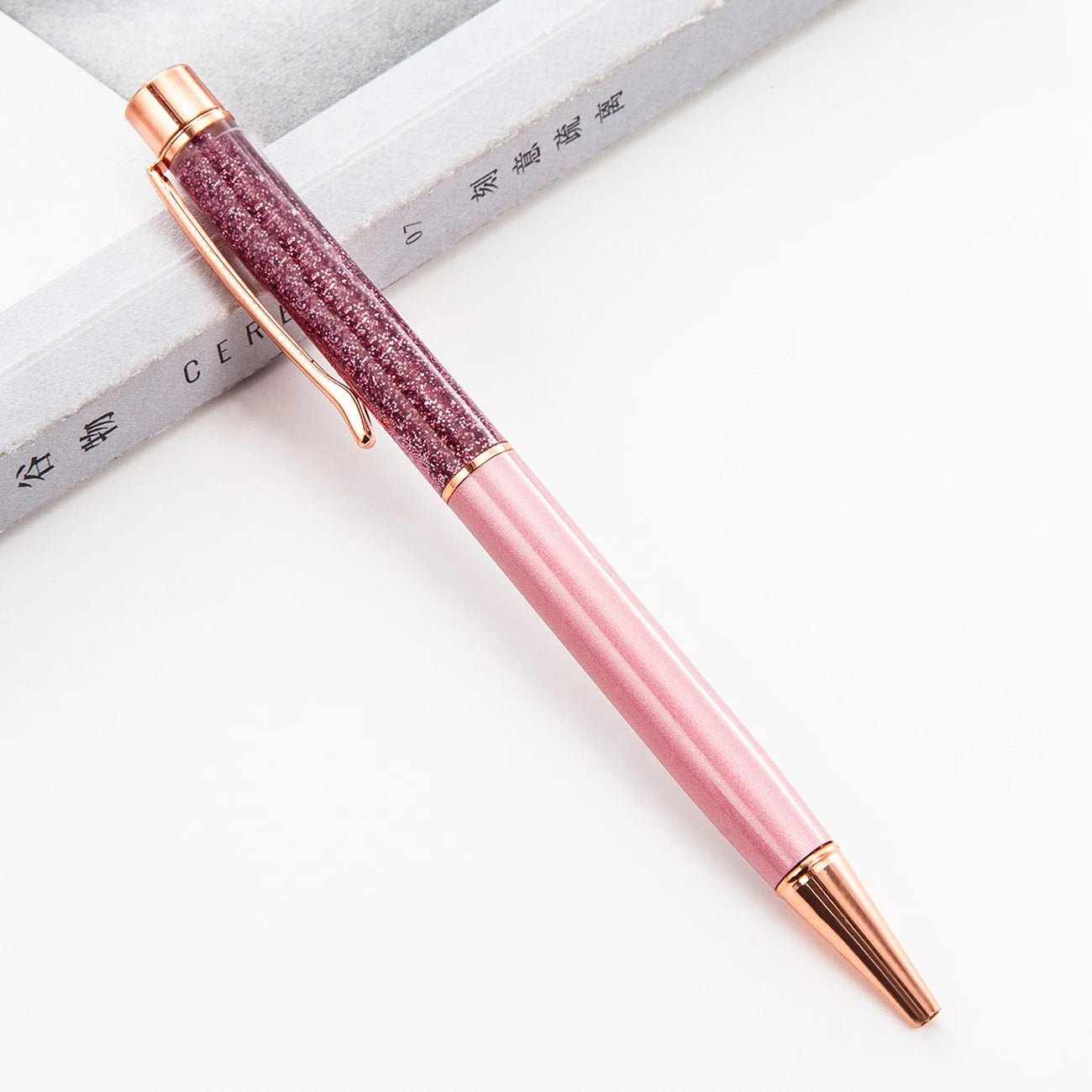 6 peças caneta luxo água glitter - Creative Brinquedos