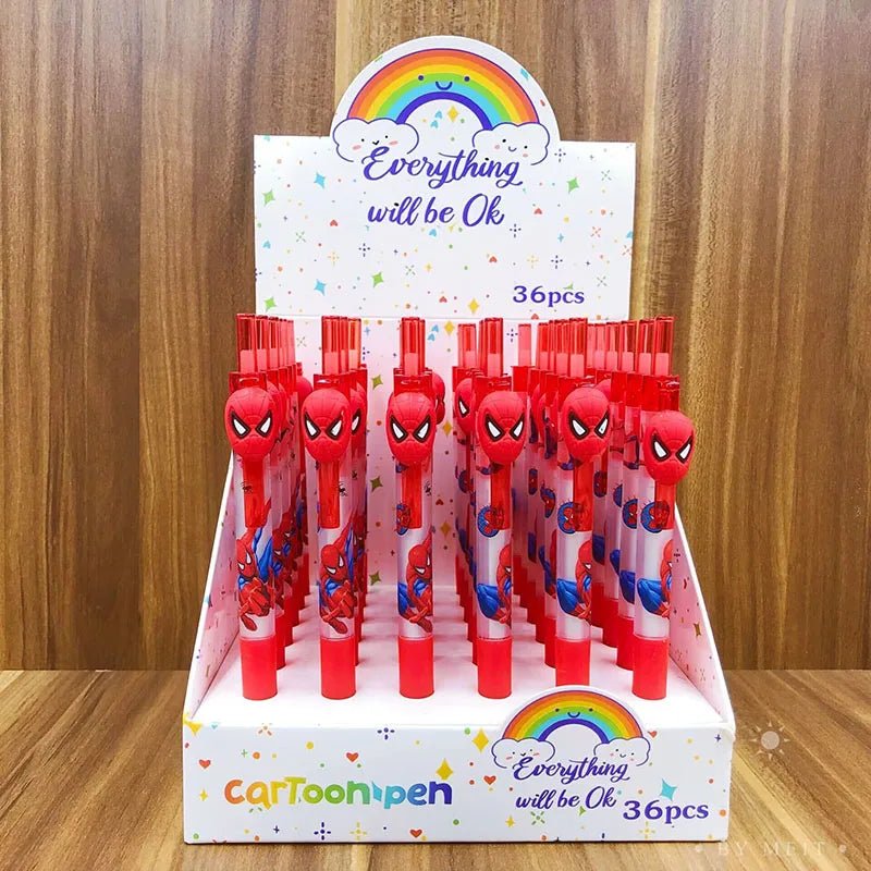 36 peças caneta Sanrio/Homem - Aranha - Creative Brinquedos