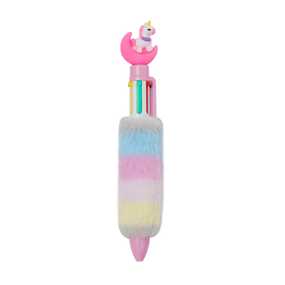 24 peças caneta pelúcia 6 cores - Creative Brinquedos