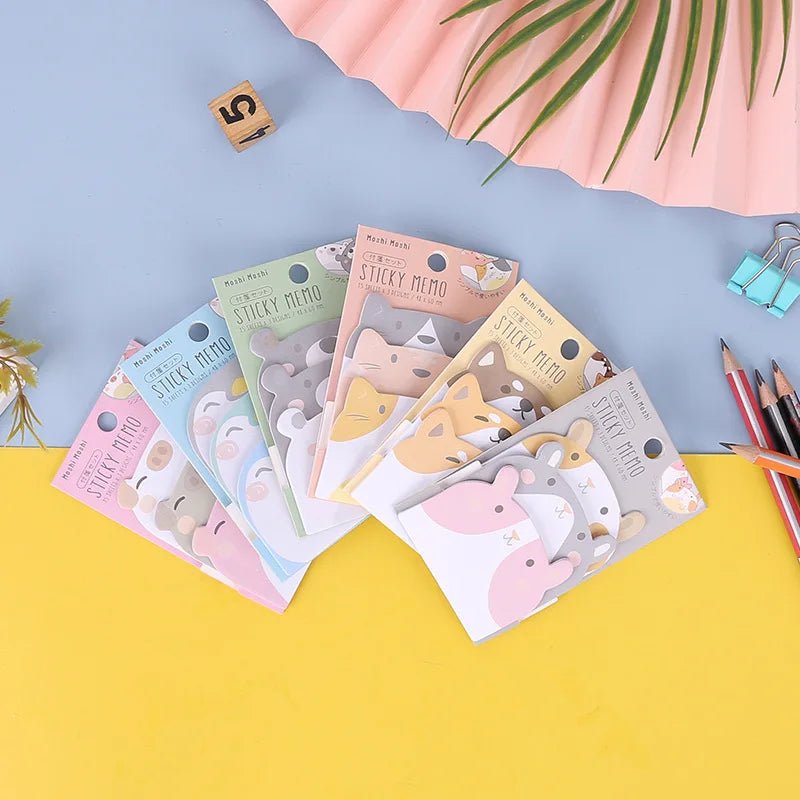 6 peças nota adesiva pets - Creative Brinquedos