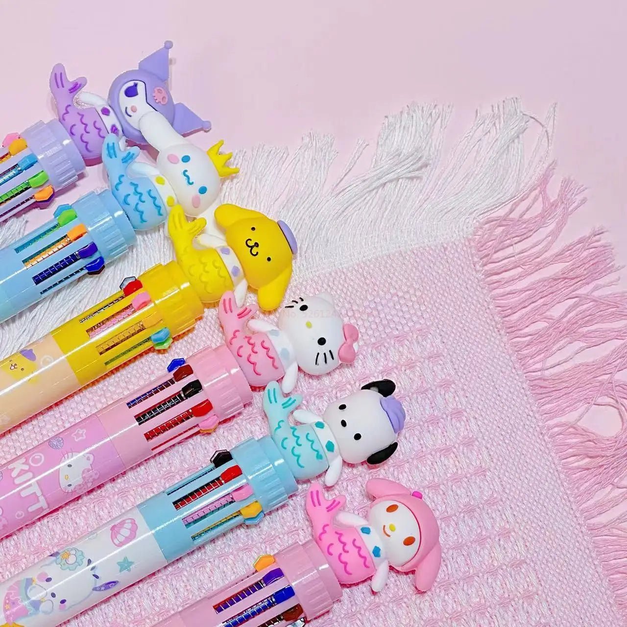 5 canetas Sanrio 10 cores - Creative Brinquedos