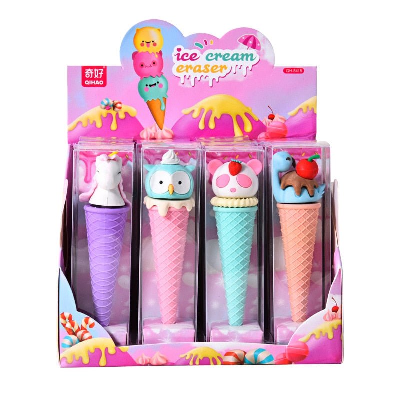 12 peças borracha sorvete - Creative Brinquedos
