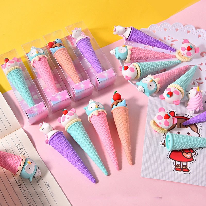 12 peças borracha sorvete - Creative Brinquedos