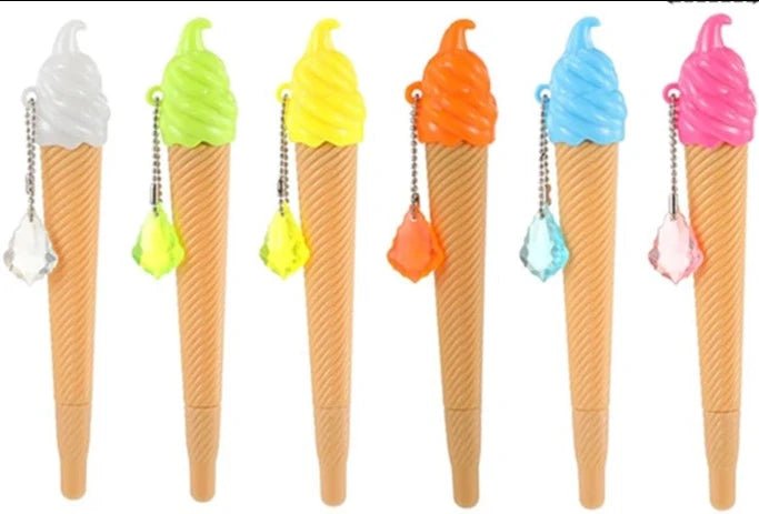 24 peças caneta sorvete - Creative Brinquedos