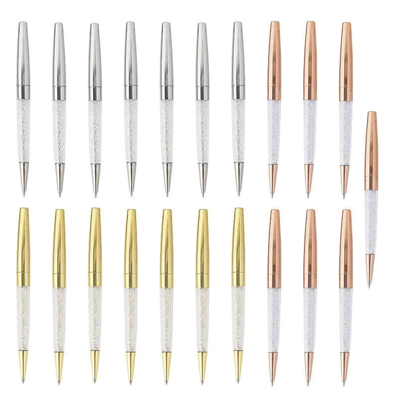 21 peças caneta luxo pedraria - Creative Brinquedos