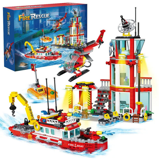Rescue Builder Kids – Missão Bombeiros - Creative Brinquedos