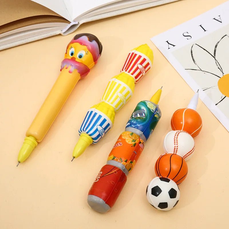 24 peças caneta squishy - Creative Brinquedos