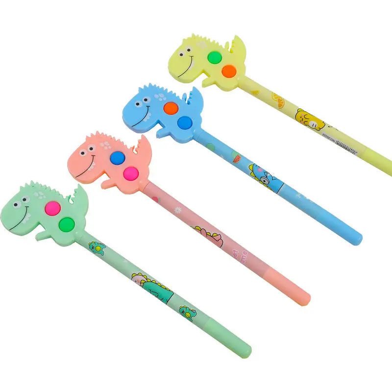 6 peças caneta dino pop - it - Creative Brinquedos