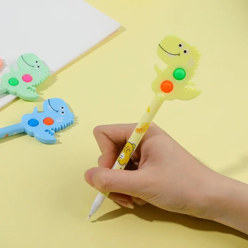 6 peças caneta dino pop - it - Creative Brinquedos
