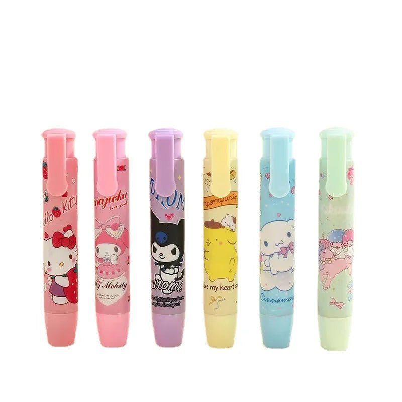 20 peças caneta borracha Sanrio - Creative Brinquedos