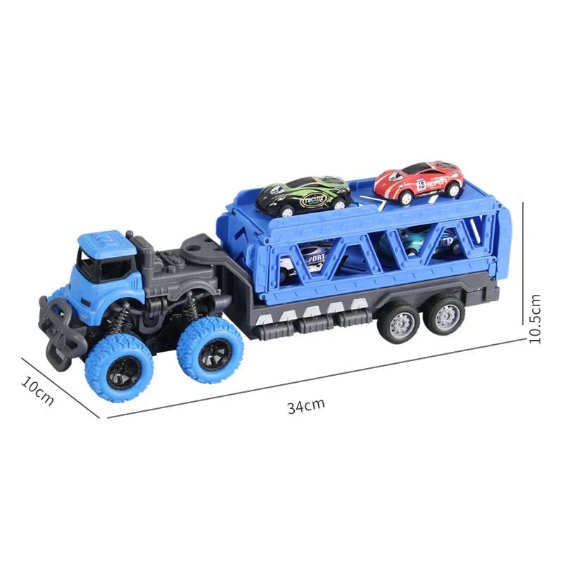 MegaTruck Explorer – Caminhão com Pista e Mini Carros - Creative Brinquedos