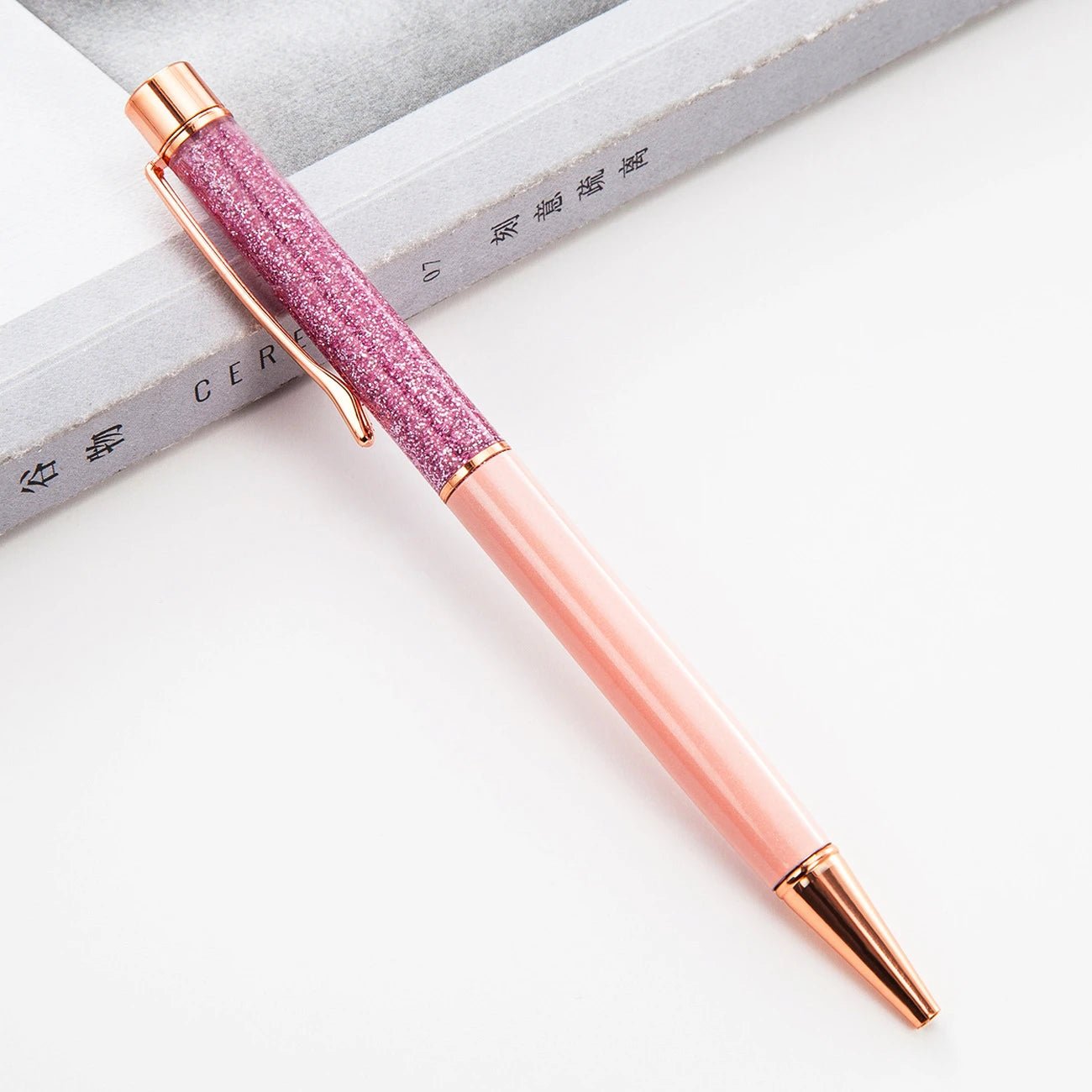 6 peças caneta luxo água glitter - Creative Brinquedos
