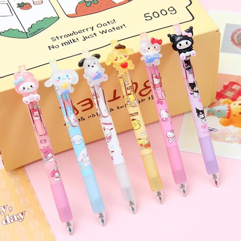12/24 peças caneta apagável Hello Kitty Sanrio - Creative Brinquedos