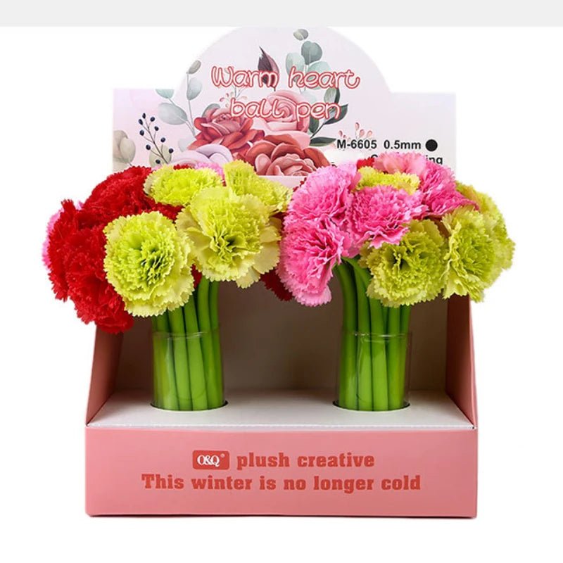 24 peças caneta flor - Creative Brinquedos