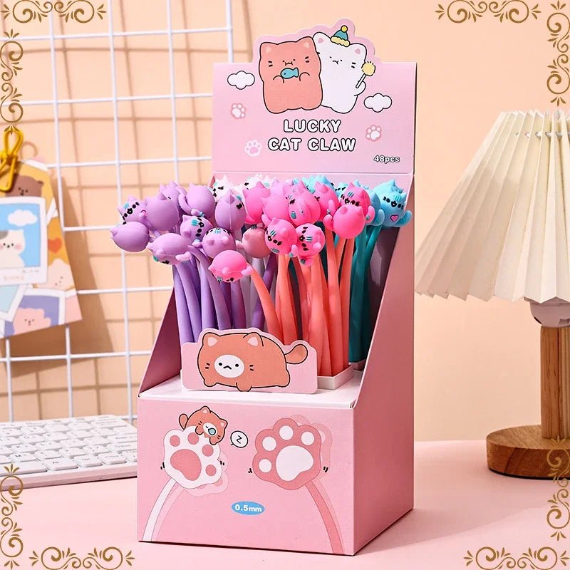24 peças caneta gatinho - Creative Brinquedos
