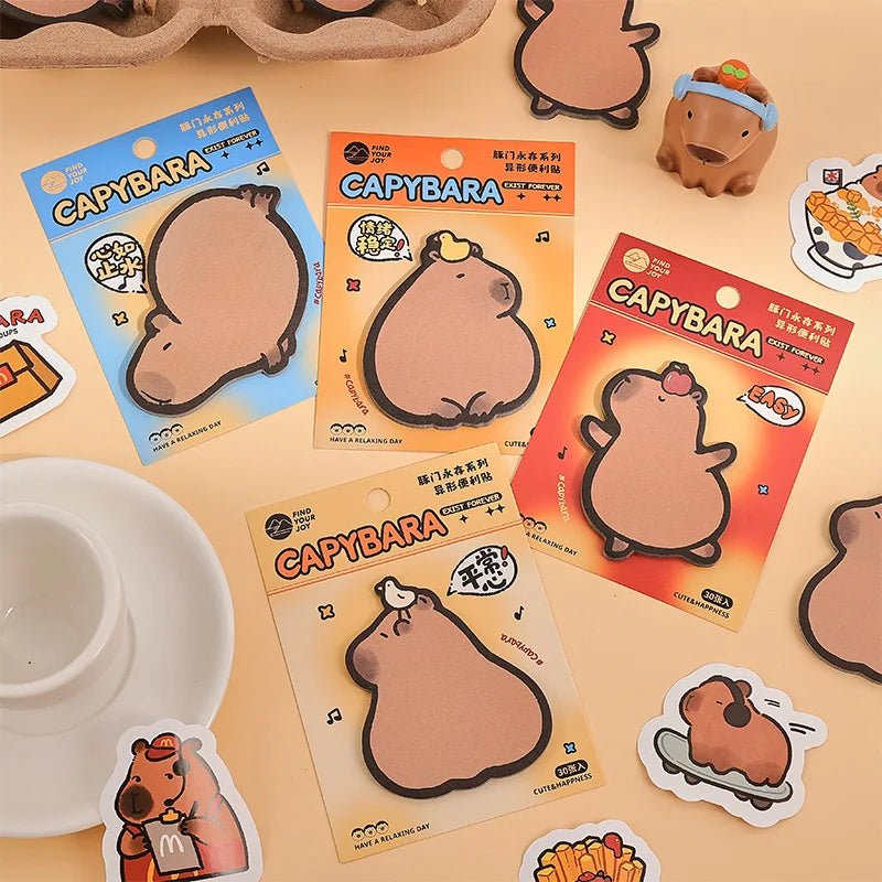 40 peças nota adesiva capivara - Creative Brinquedos